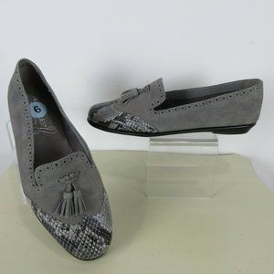 Aerosoles Winning Bet Snake Slip On Tassel Loafers